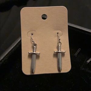 Dagger earrings